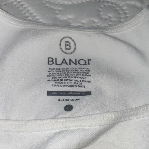 BLANQI Maternity White Tank Top NWOT - Picture 5 of 6